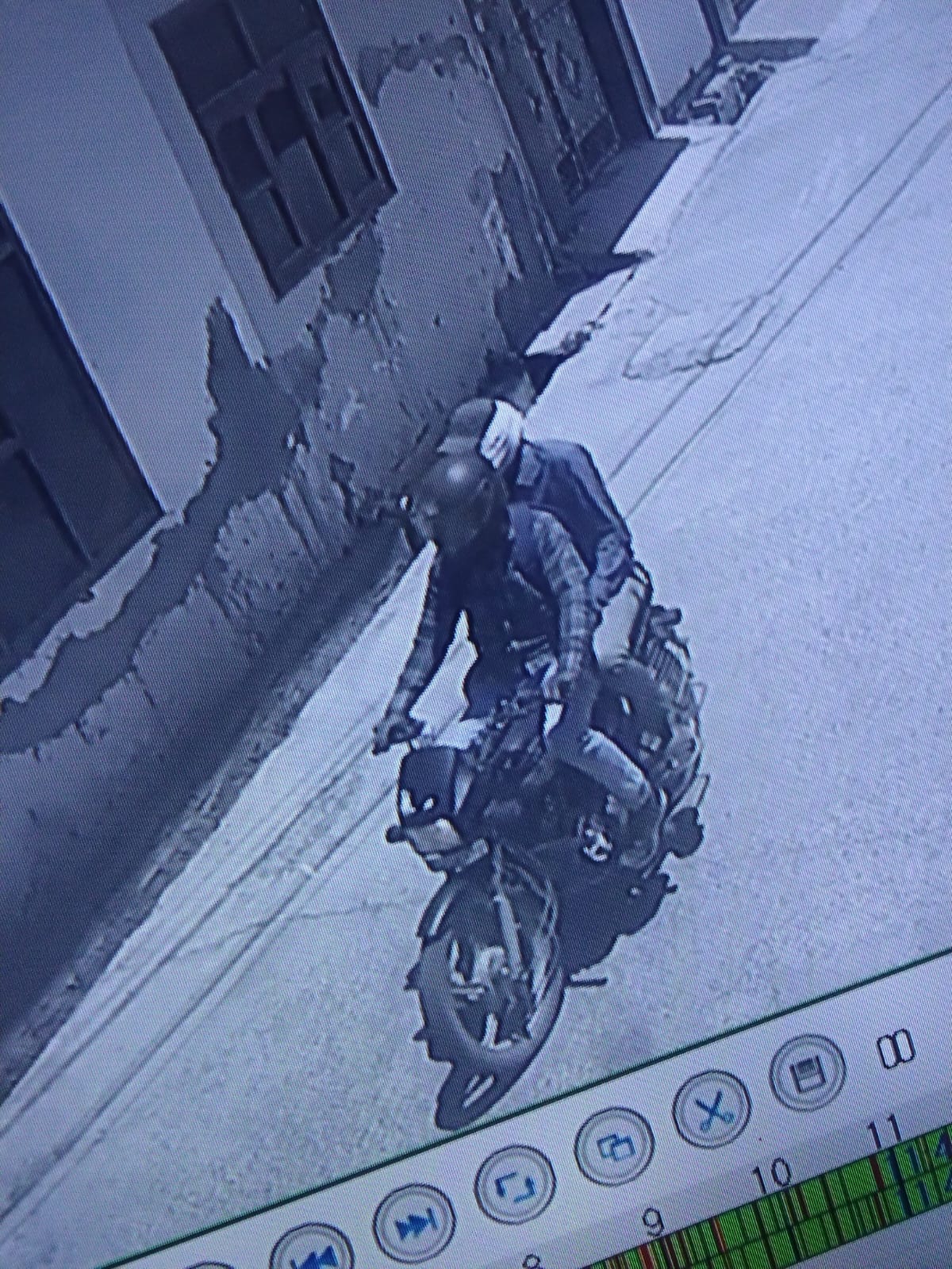Two masked bike riders absconded after snatching the chain from the woman's neck