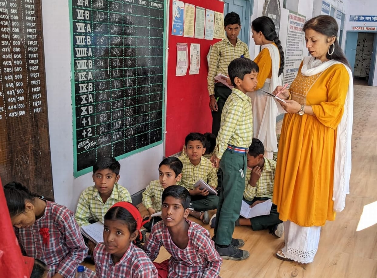 extra classes provided to weak students in moginand school