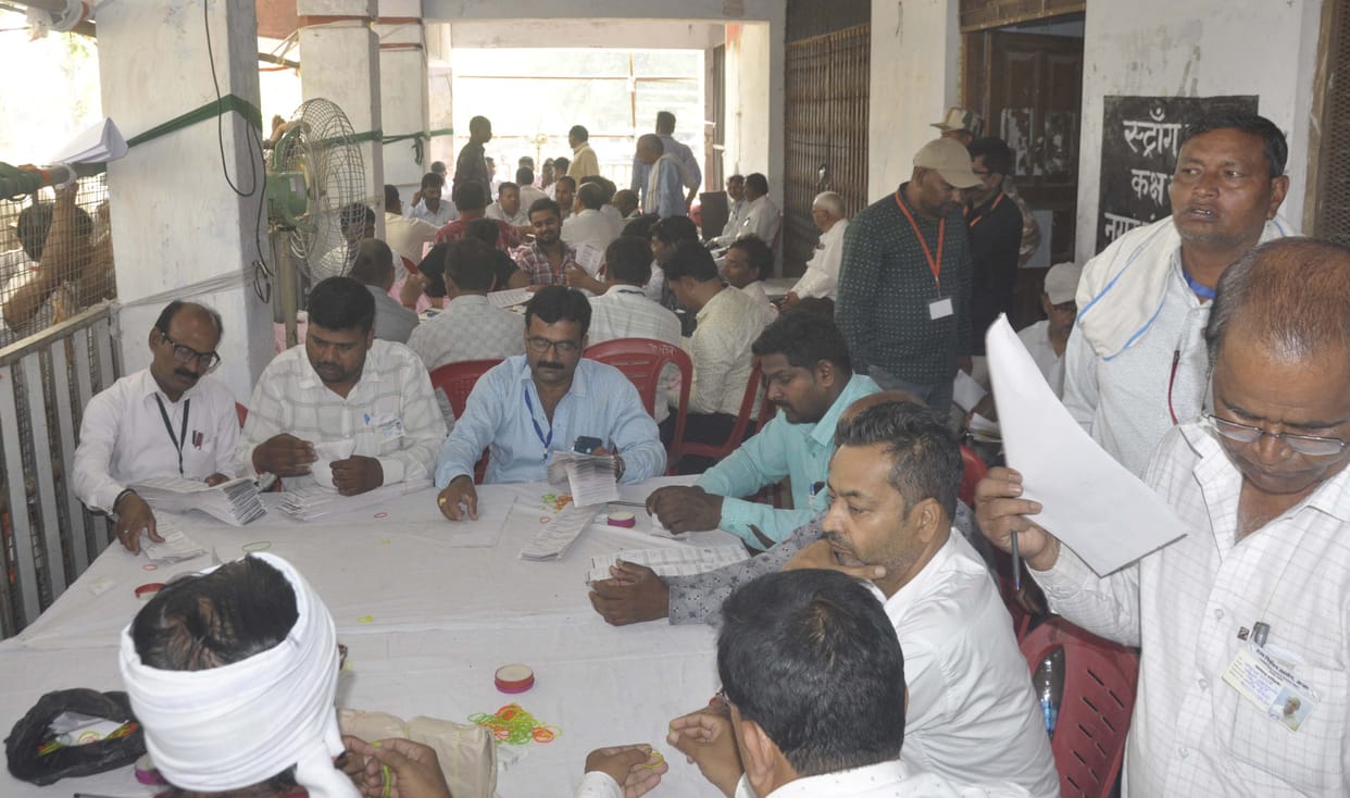 The eyes of the candidates were on each ballot