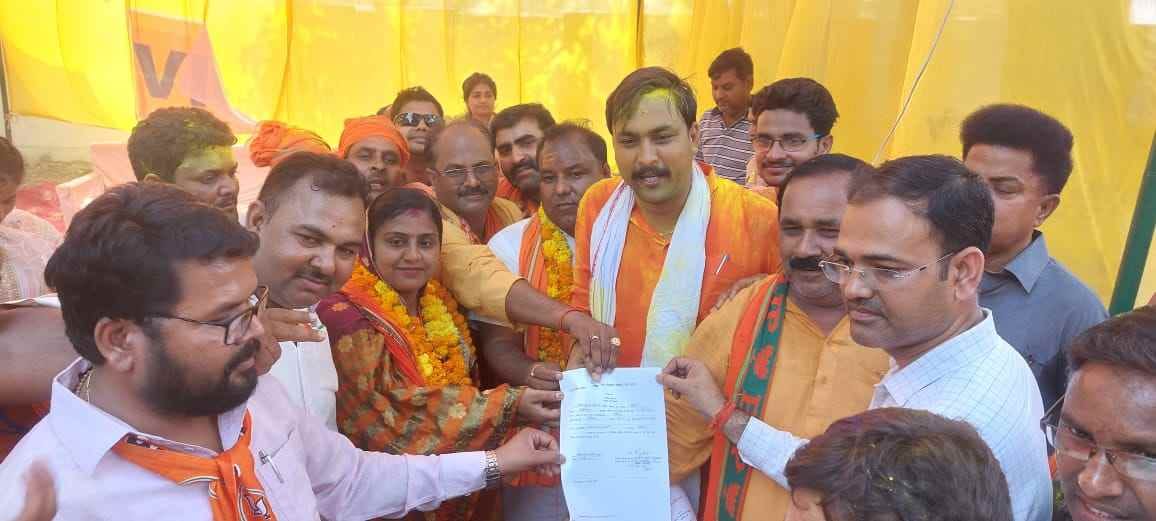 sangita win in khadda