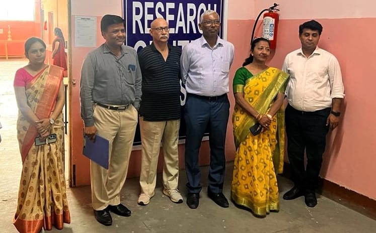 Rohilkhand University team inspected the college