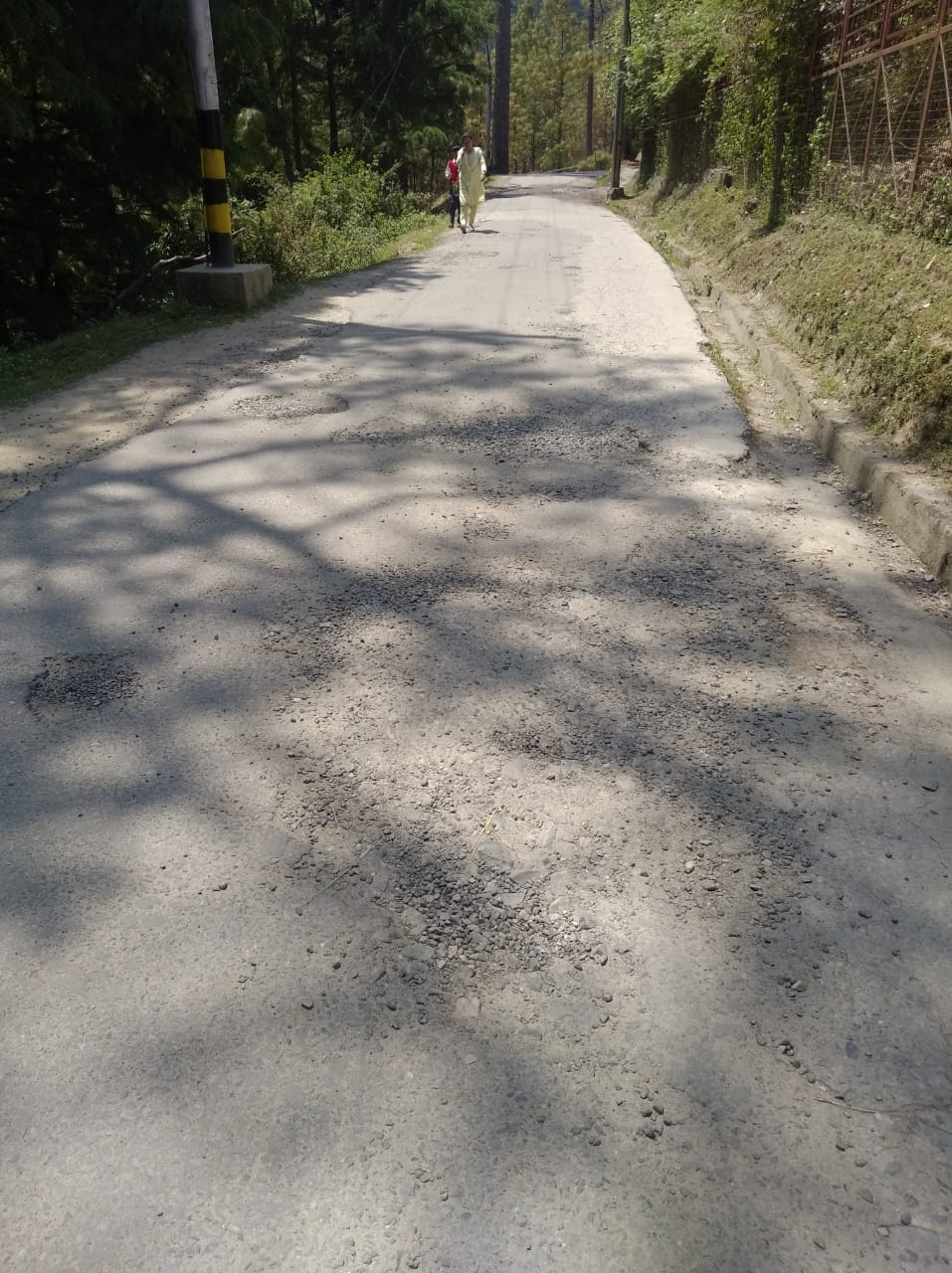 Then the internal motorways of Ranikhet turned into potholes.