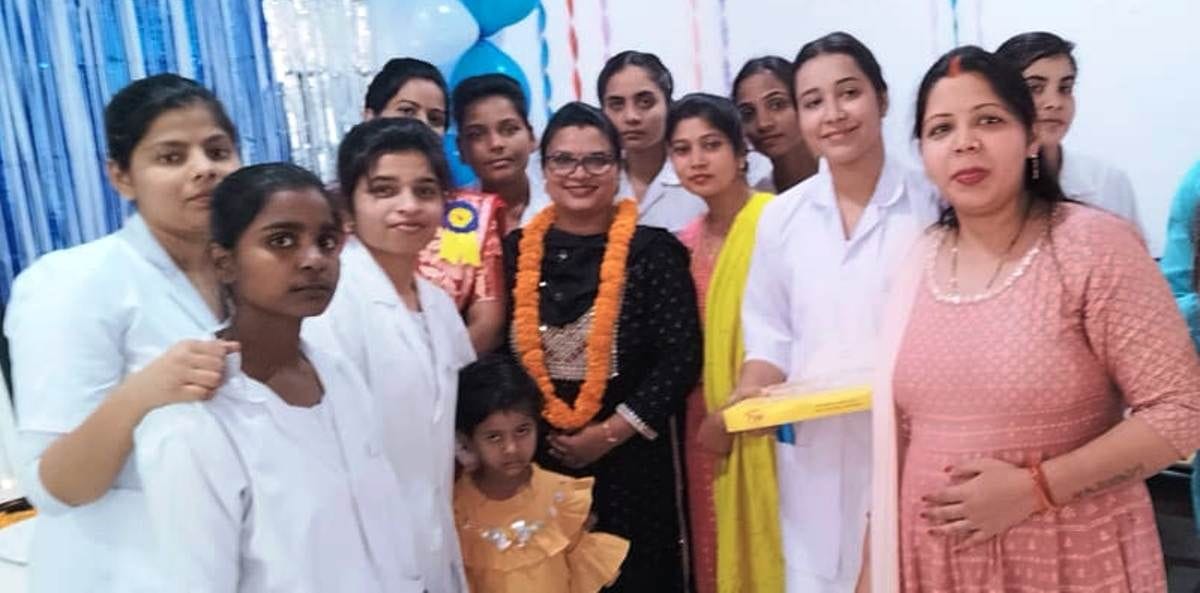 Neelam became State Deputy G Secretary of Nurses Federation
