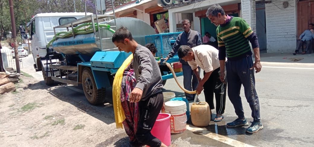 Less Water Supply in Almora