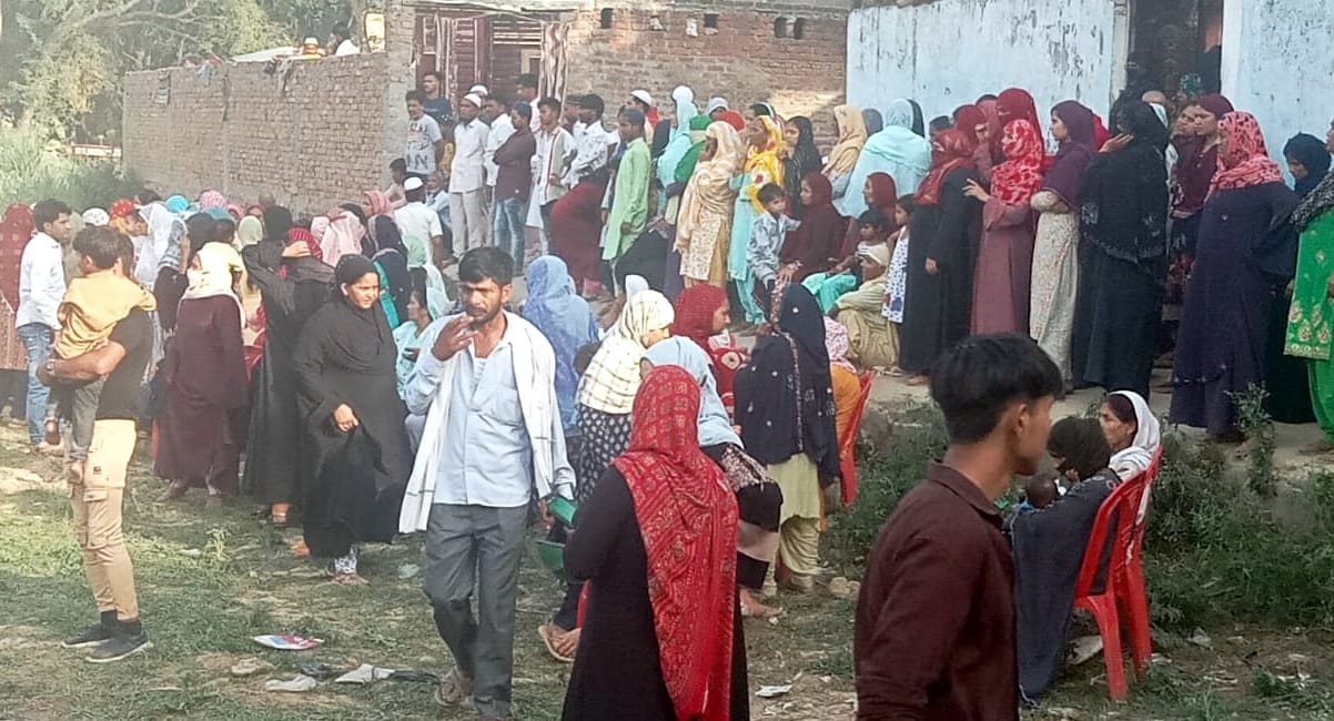 There was chaos as soon as three funerals were held in the same family