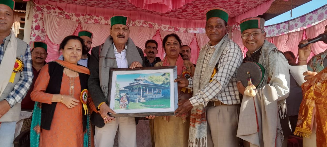 Mahila mandals danced at Birshi fair