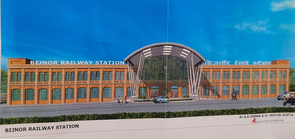 Railway station will be two storey, length will be 80 meters