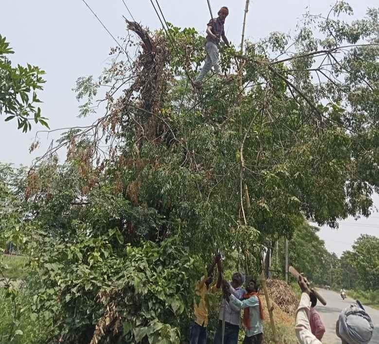 electricity stopped upto 22 hours