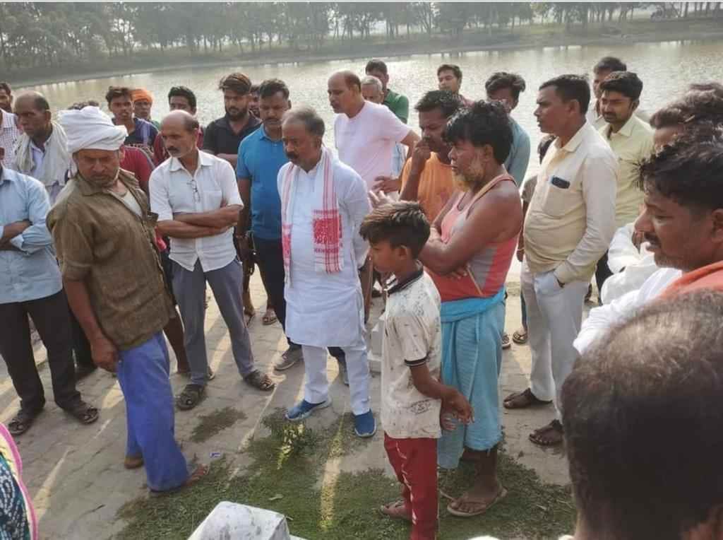 an woman body found in pond