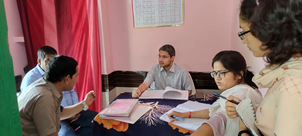 DM inspected the school and saw the education system