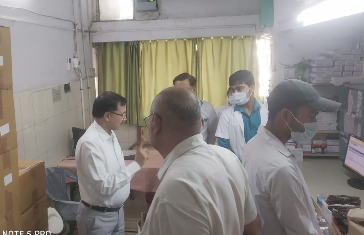 CMO inspected civil hospital for two and a half hours