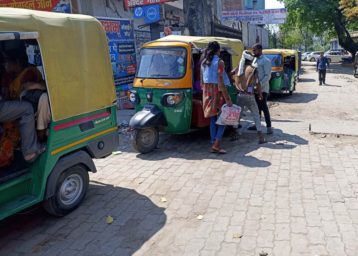 invalid stands in city