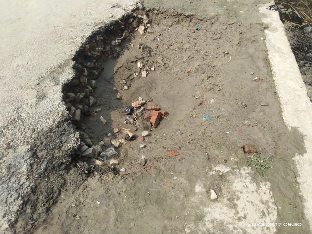 Leakage in the pipe, water is not reaching the houses