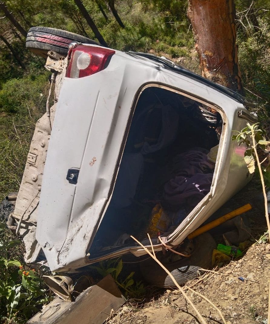 Four women including driver injured in road accident