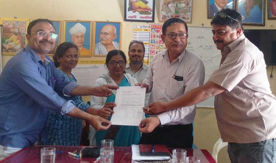 resignation of the teachers from the post of in-charge