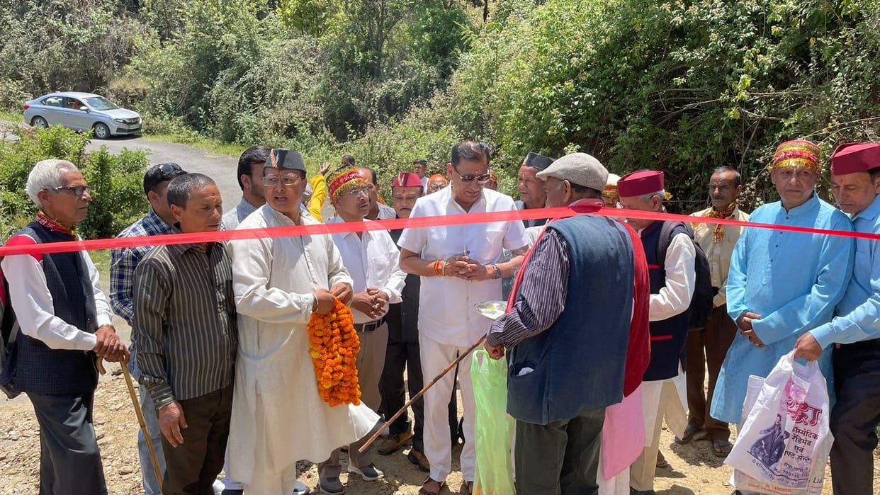 Road For Naithana Devi Temple