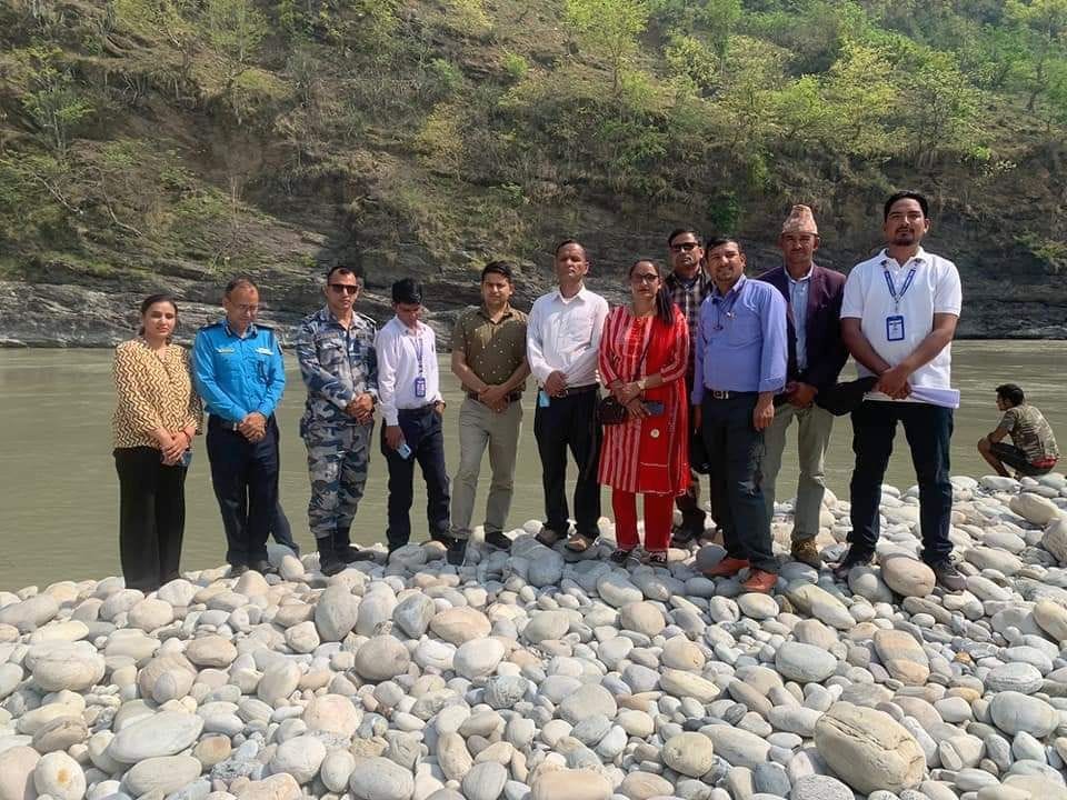Nepal administration inspected Haldu Vinayak area for boat operation