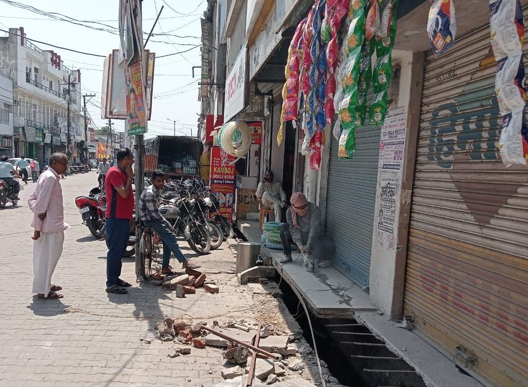 Incroachment in Usnagar