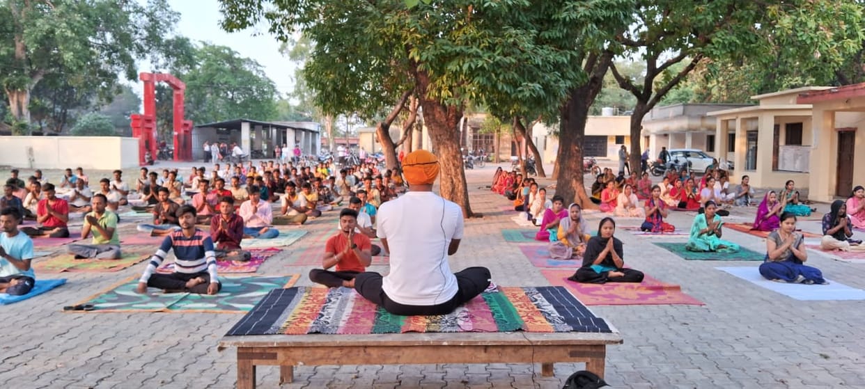 15 days yoga training started