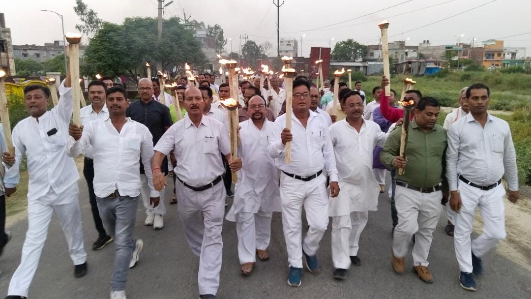 Old Pension Restoration Forum took out a torch rally