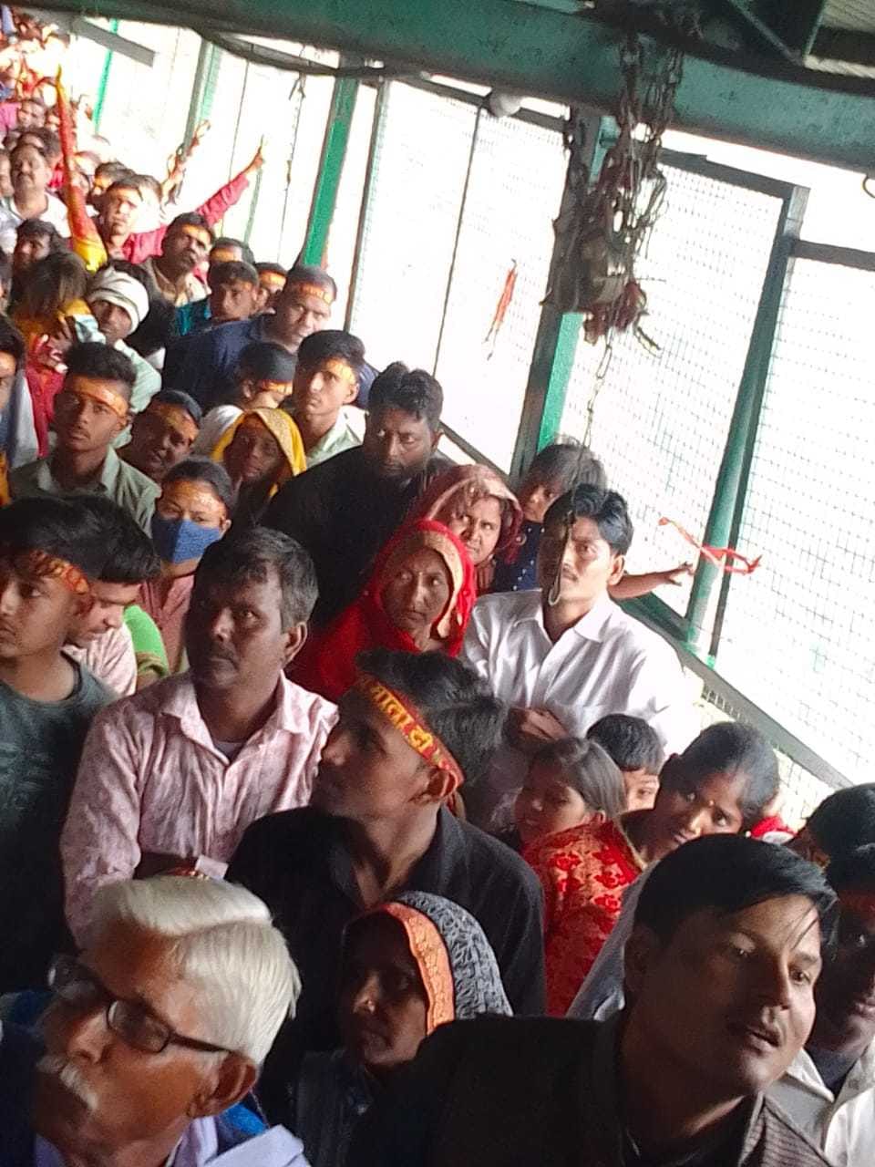 For the first time in May, 20 thousand devotees visited the Goddess