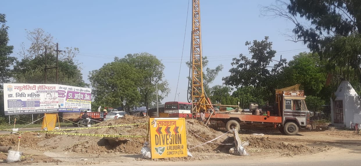 Flyover started to be built, widening of bypass caught pace