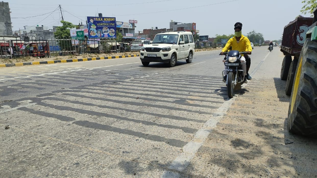 speed breakar is accident