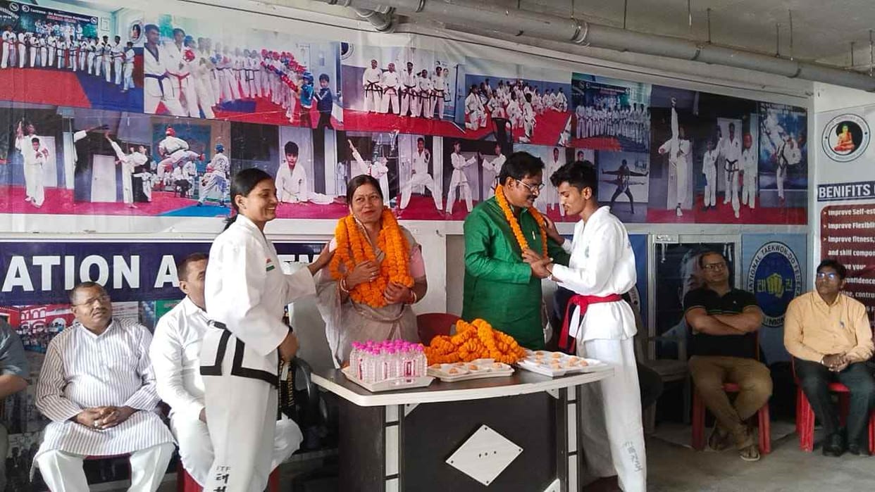 taequando players hounerd nagar palika chairman