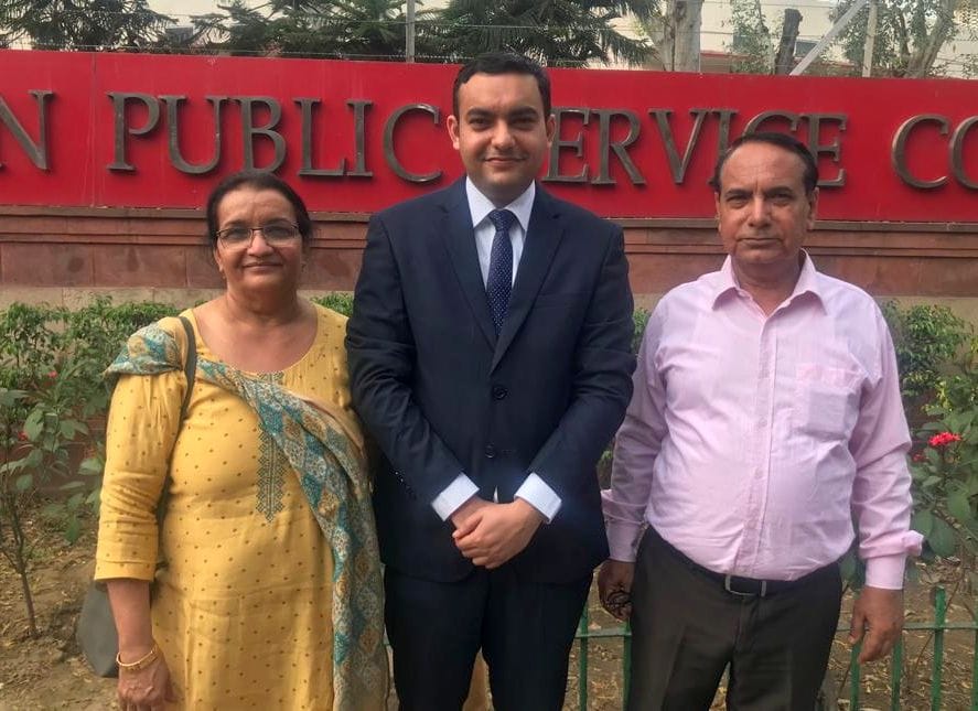 Abhinav Siwach, son of village Gorakhpur, got 12th rank in UPSC exam.