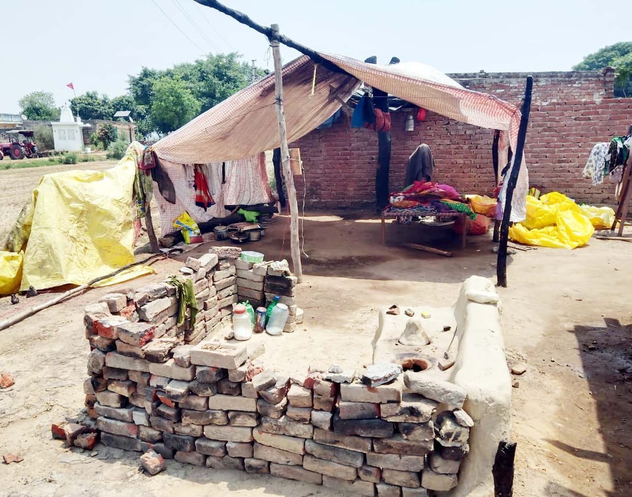 Prime Minister's residence was not found, the hut was also burnt