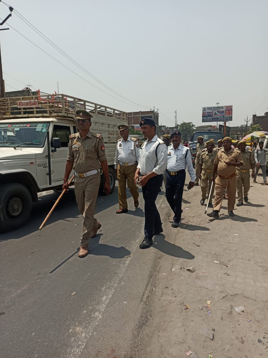 police against encrochement drive