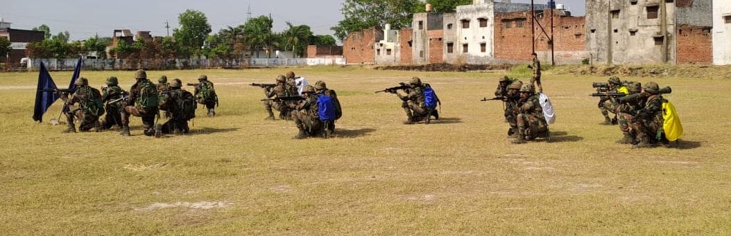 The Ghaatak platoon showed the battle skills in Gonda