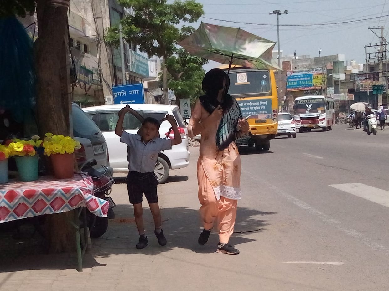 body scorching due to heat