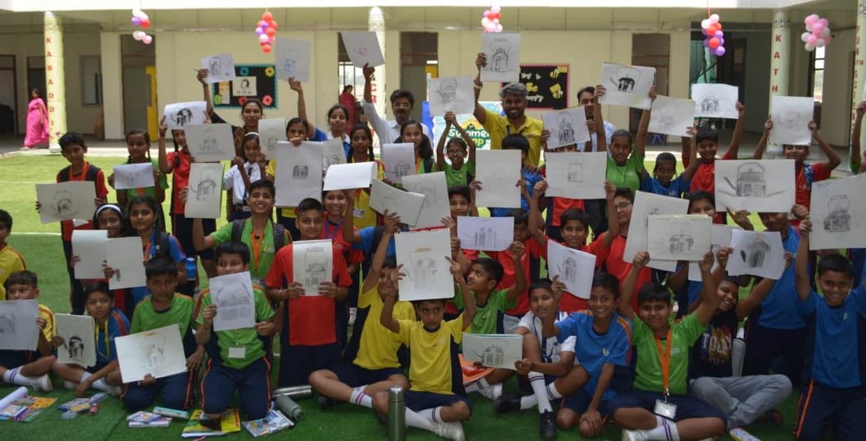 Competition held in summer camp