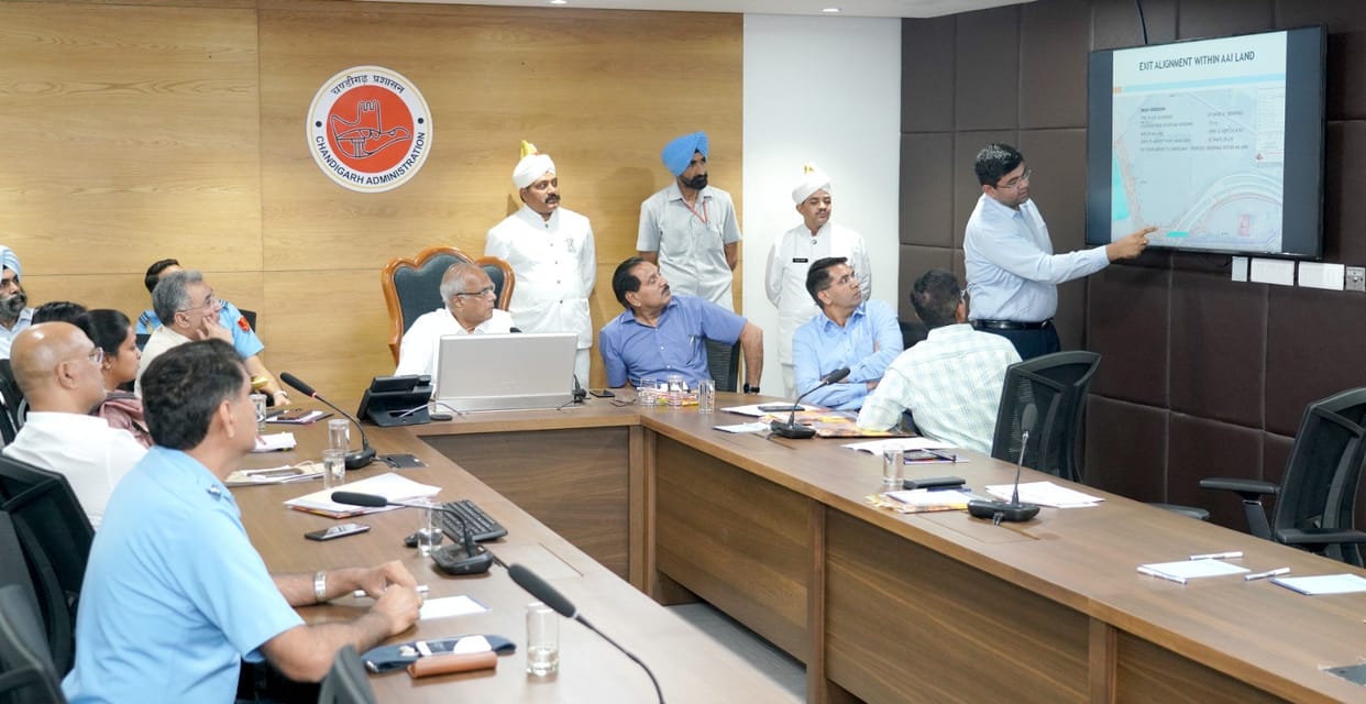 In-principle approval for an alternative route from Chandigarh to the airport
