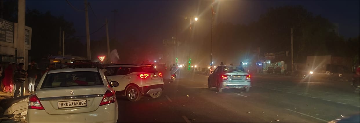 Late evening storm gave relief to the people scorching from the heat