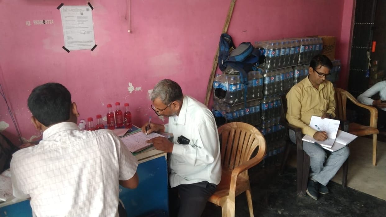 Food safety team collected four samples for beverages