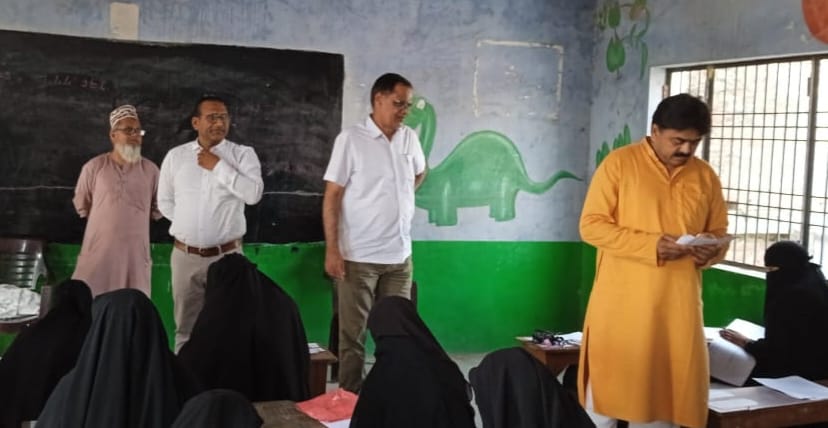Chairman of Madarsa Board saw the examination centers