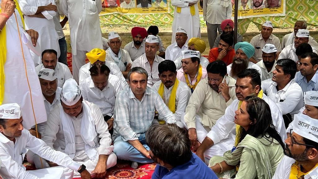 Senior AAP leader Anurag Dhanda reached Sirsa, said - BJP is troubling people in the name of PPP