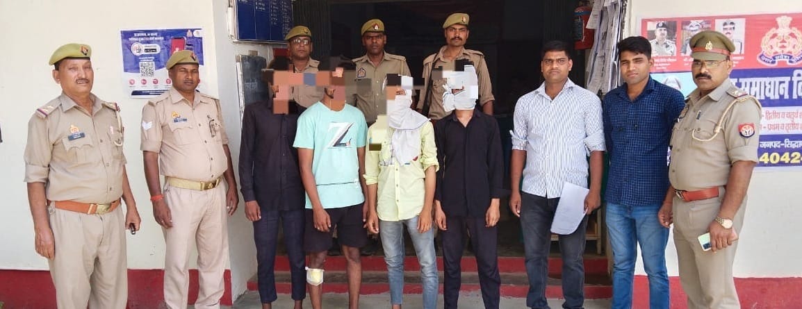 Four accused arrested for molesting and assaulting girls in marriage procession