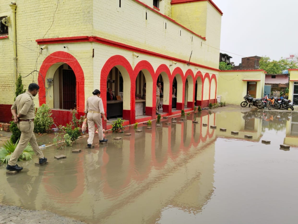 Waterlogging increased the difficulties