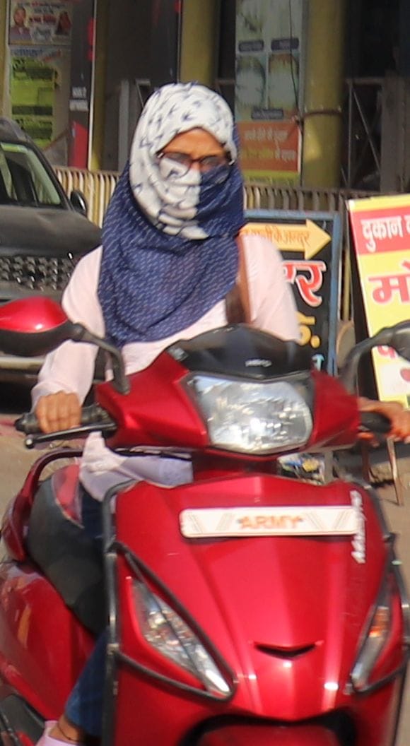 Relief from drizzle at night, humidity became a problem during the day