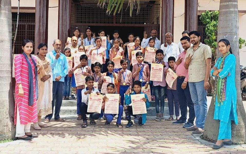 The meritorious passing out with good marks were honored