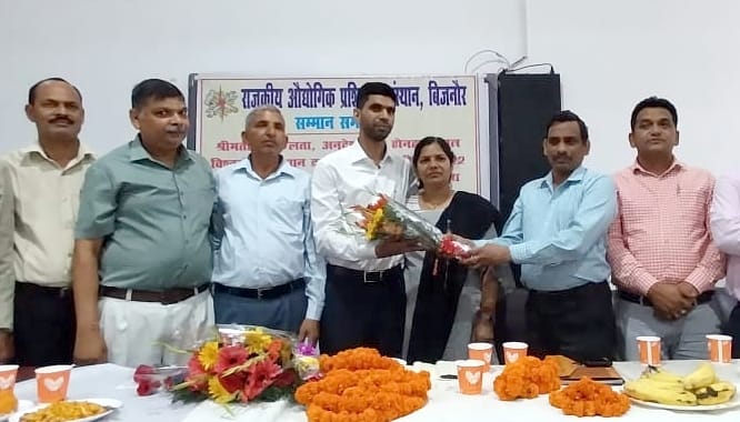 Vishwajit Sourayan and his mother honored