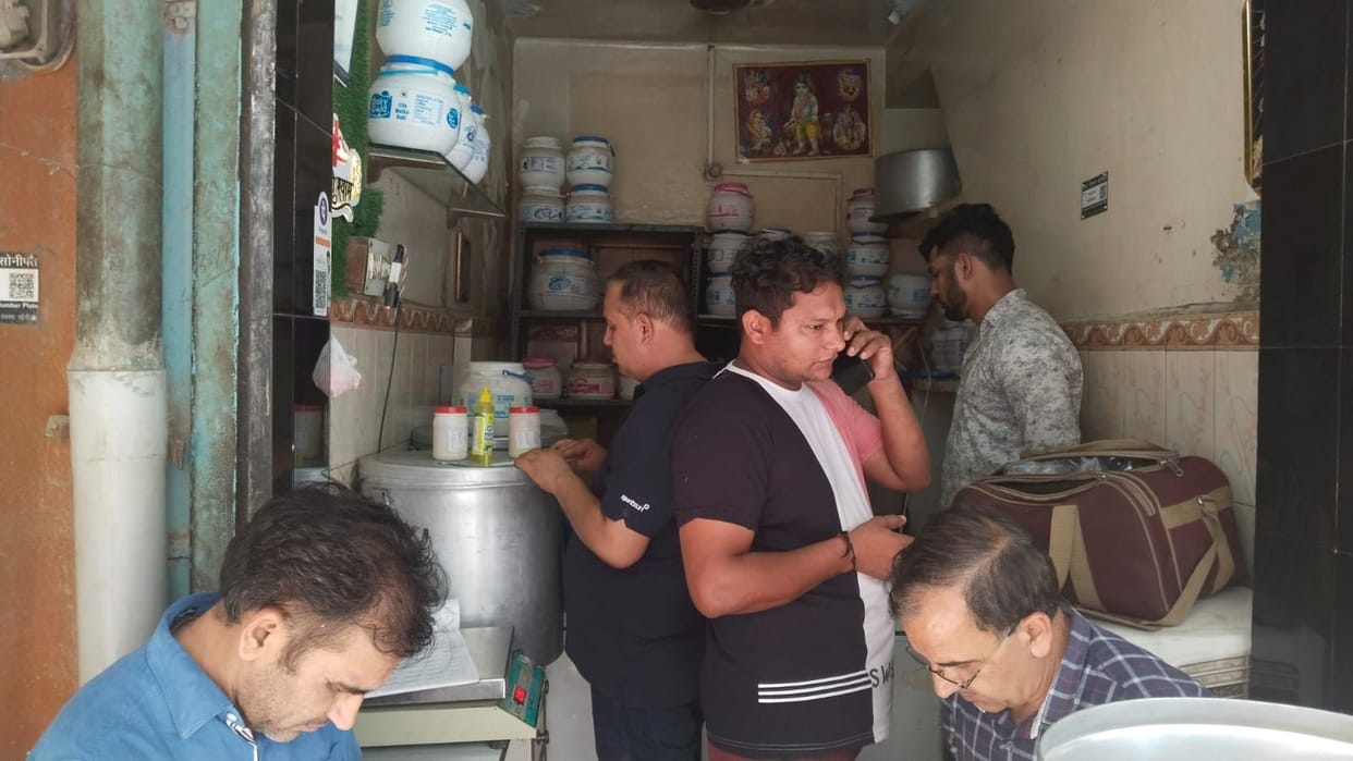 Chief Minister's flying squad raided cheese and ghee shops