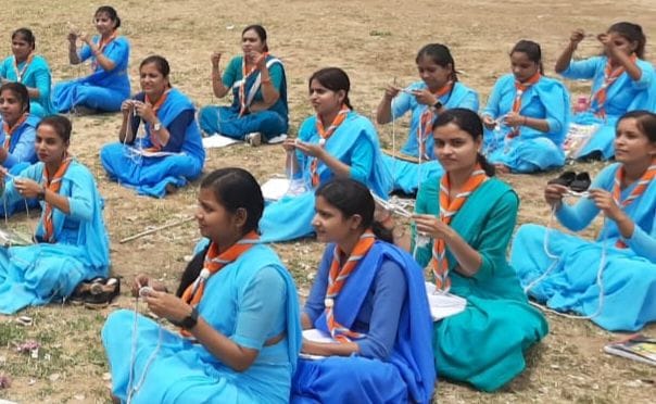 Scout guide training camp organized