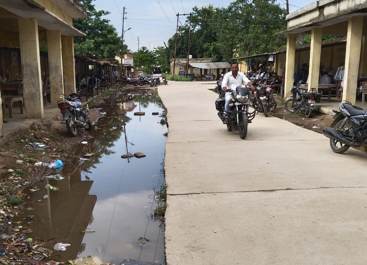 Water filled in roadside tracks, trouble for advocates