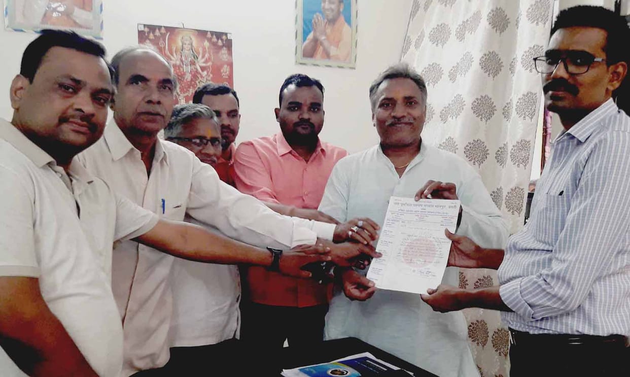 Traders raised the problems of Nagar Panchayat