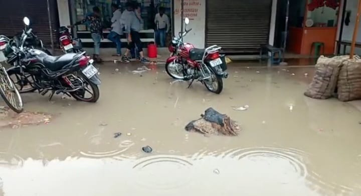 Dirty water entered houses and shops