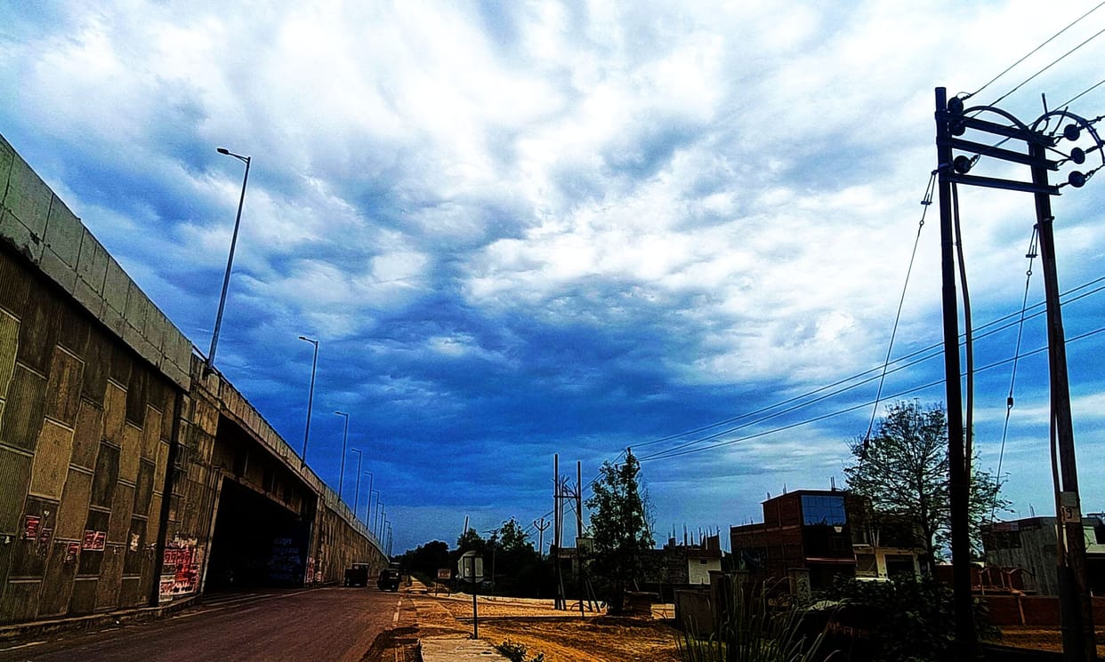 rain brought relief from heat